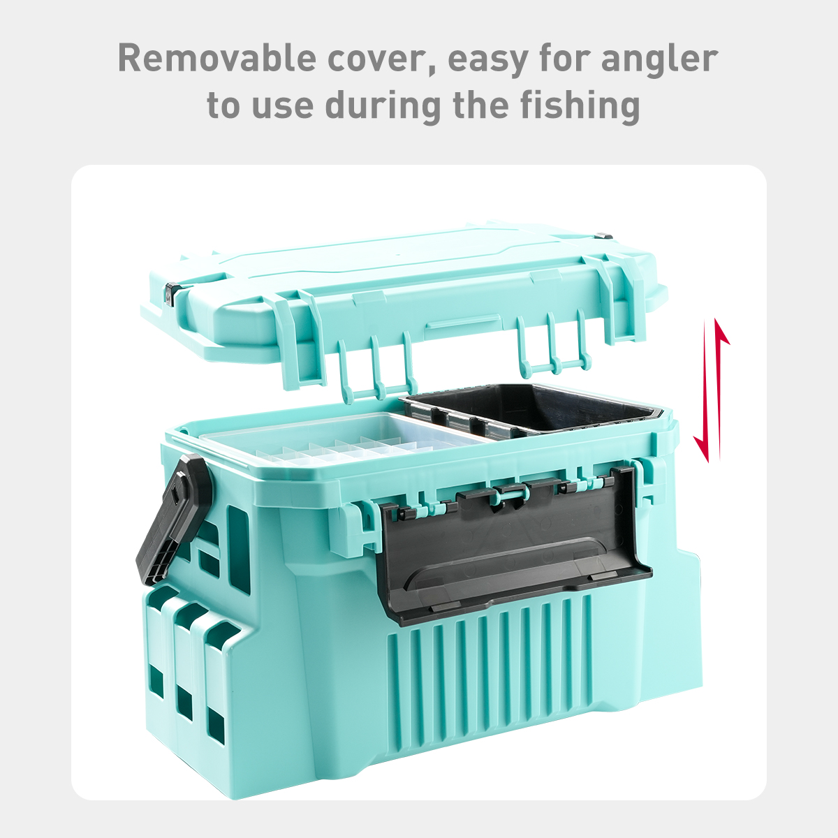 20L FIshing tackle box with eg - Fishing Kayak Crate 评论和价格